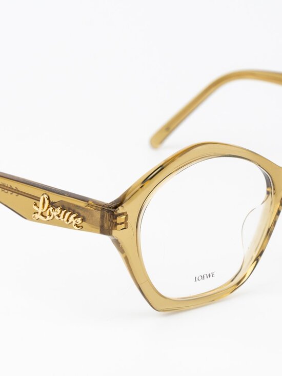 Loewe CURVY Women Eyeglasses Green Butterfly LW50053I 096 NEW AUTHENTIC main image 4